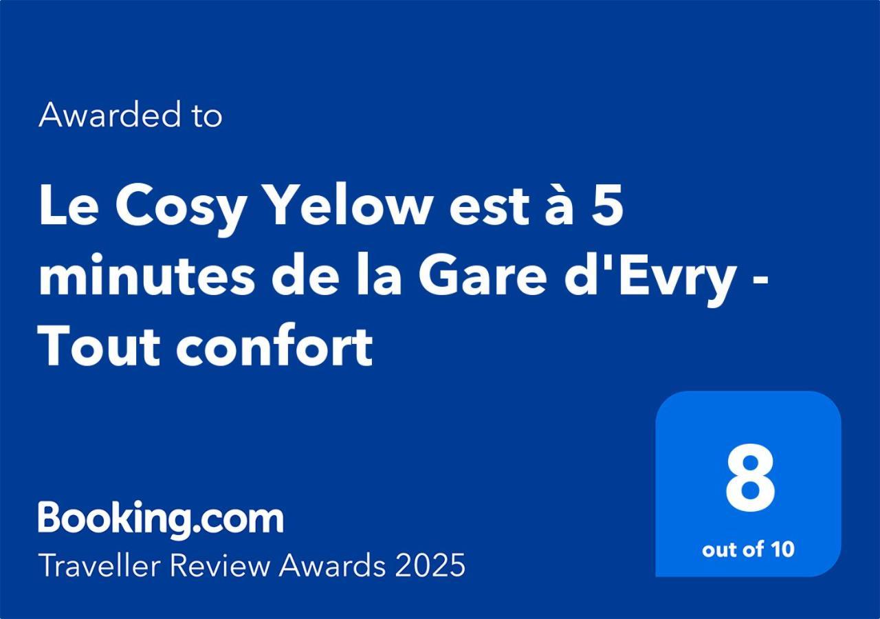 Le Cosy Yellow Appartement Lumineux A 5 Min De La Gare D'Evry Avec Parking Gratuit Courcouronnes Buitenkant foto